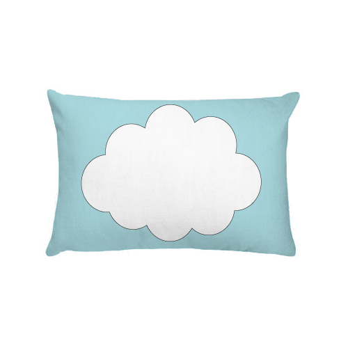 purple cloud pillow