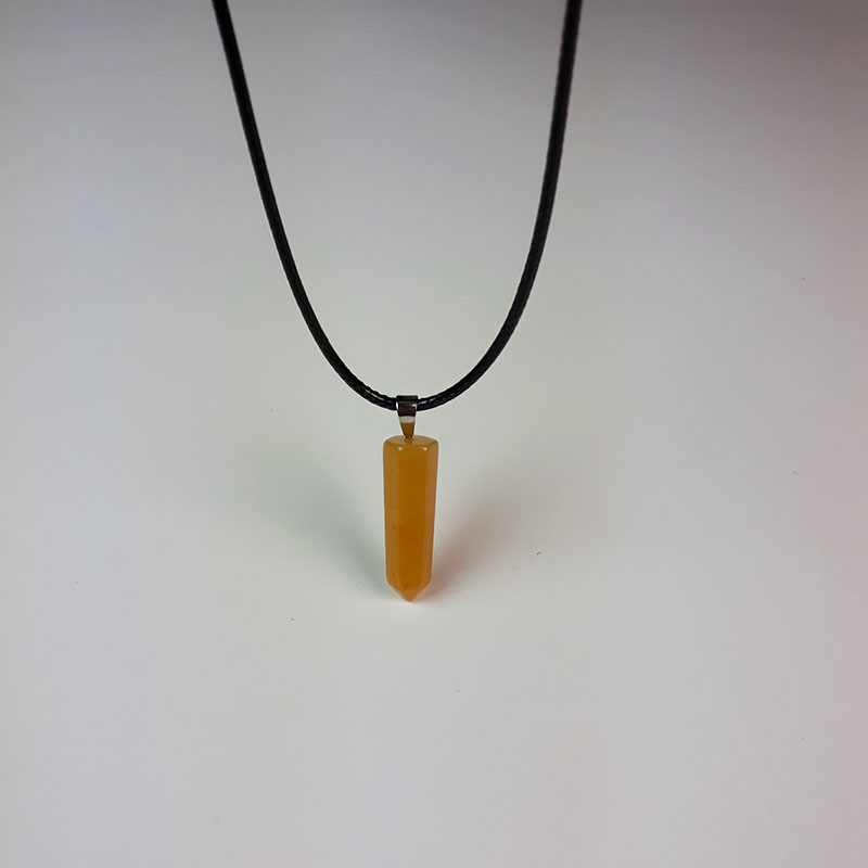 Yellow Jade Stone Pendant